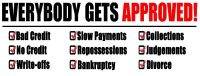 bad credit car dealers york